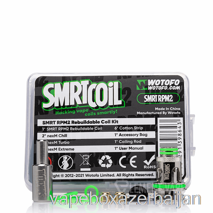 Vape Smoke Wotofo SMRT Rebuildable Coil Kit [rpm2] Rebuildable Coil Kit